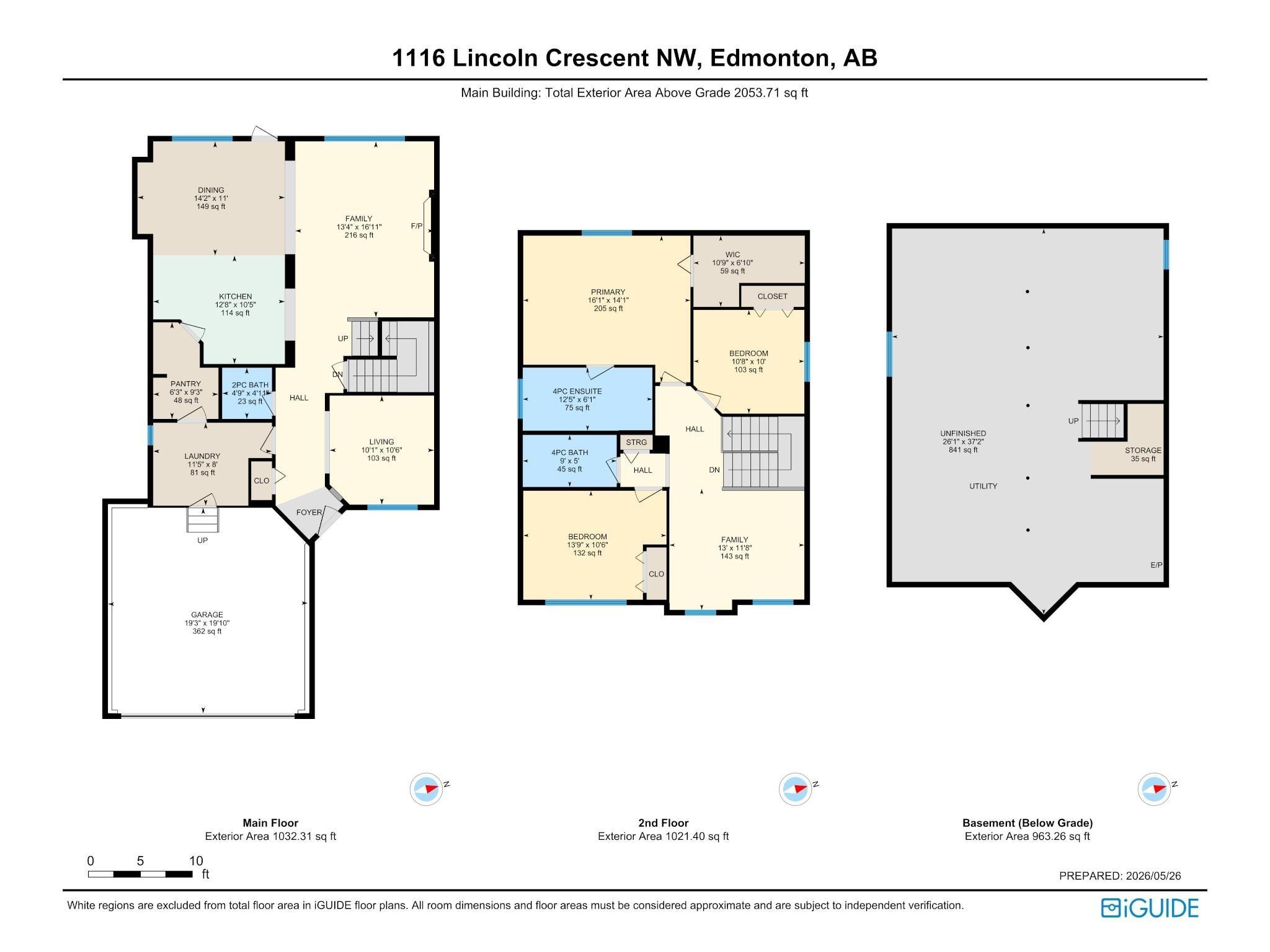 Floor plan - 1116 Lincoln Crescent, Edmonton, AB - Other