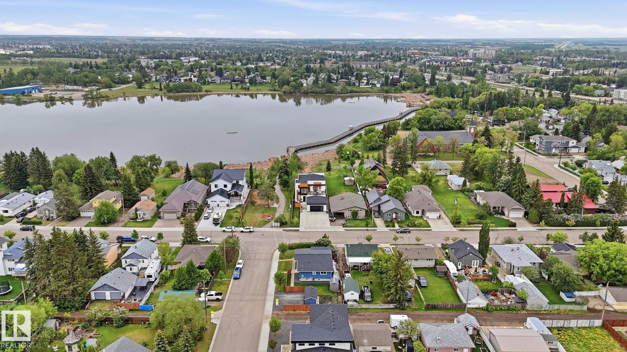 4502 53 Avenue, Leduc, AB - Outdoor With Body Of Water With View