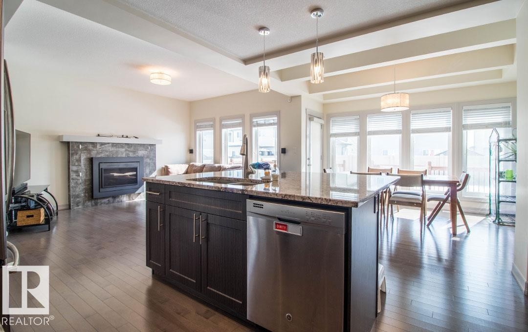 13855 143 Avenue Nw, Edmonton, AB - Indoor With Fireplace