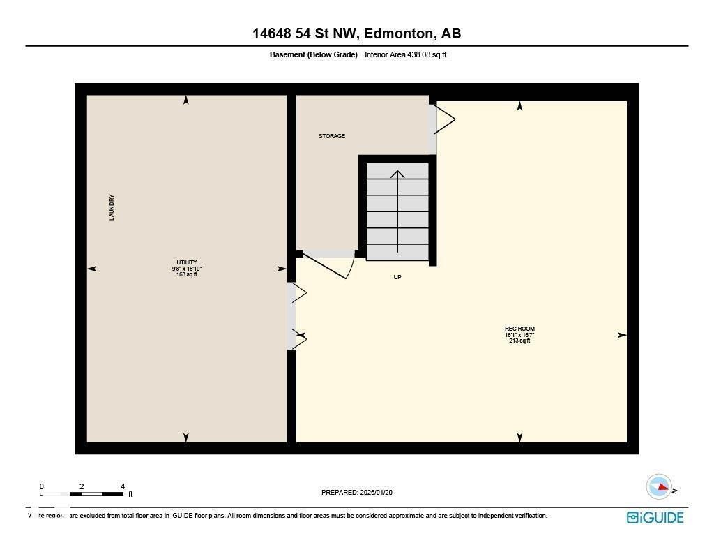 Floor plan - 14648 54 Street, Edmonton, AB