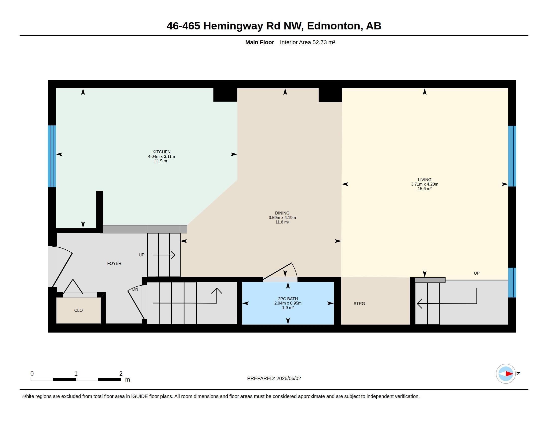 Floor plan - 46 465 Hemingway Road, Edmonton, AB