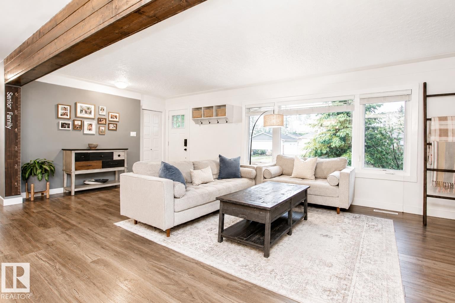 4904 103 Avenue, Edmonton, AB - Indoor Photo Showing Living Room