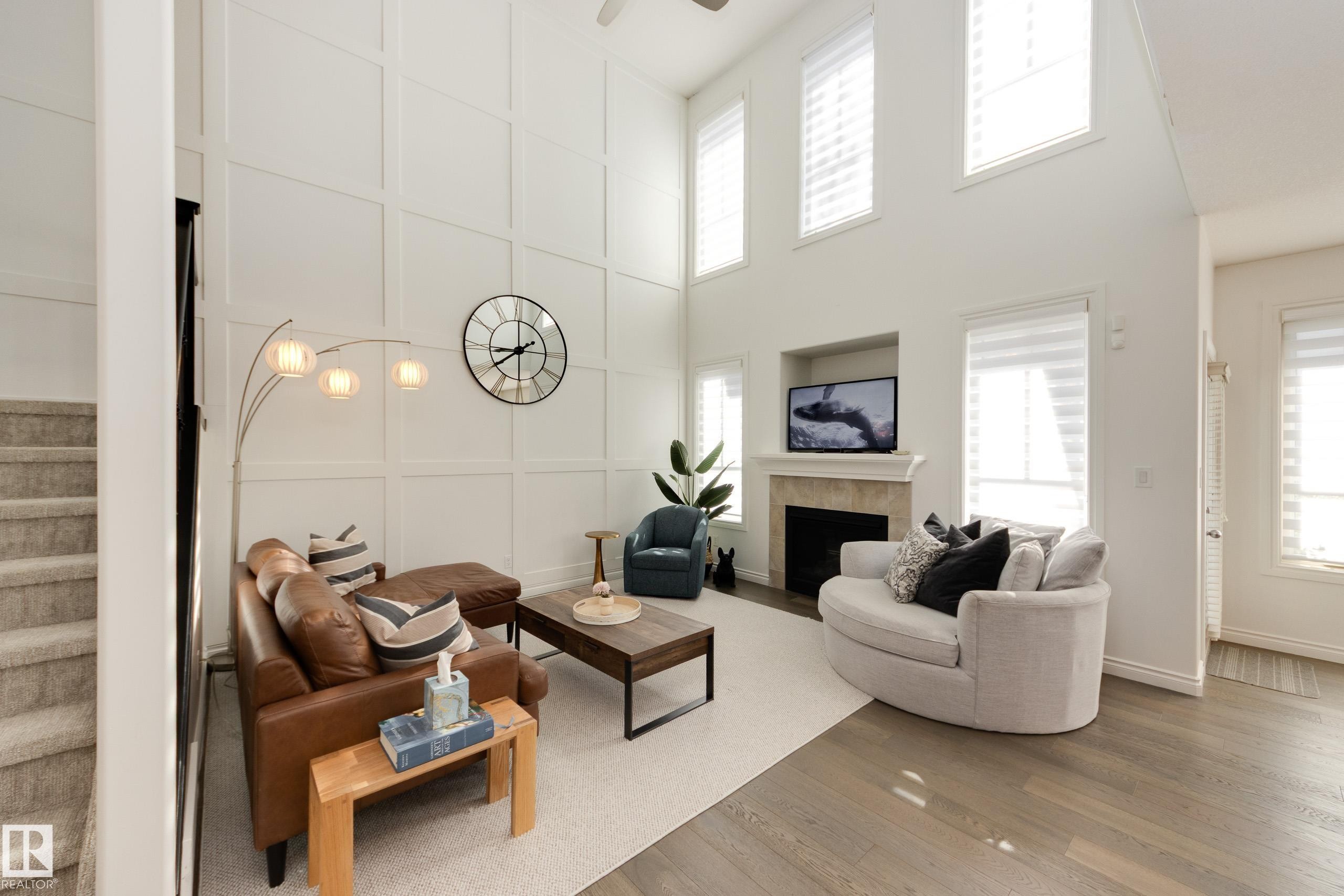835 Armitage Wynd, Edmonton, AB - Indoor With Fireplace