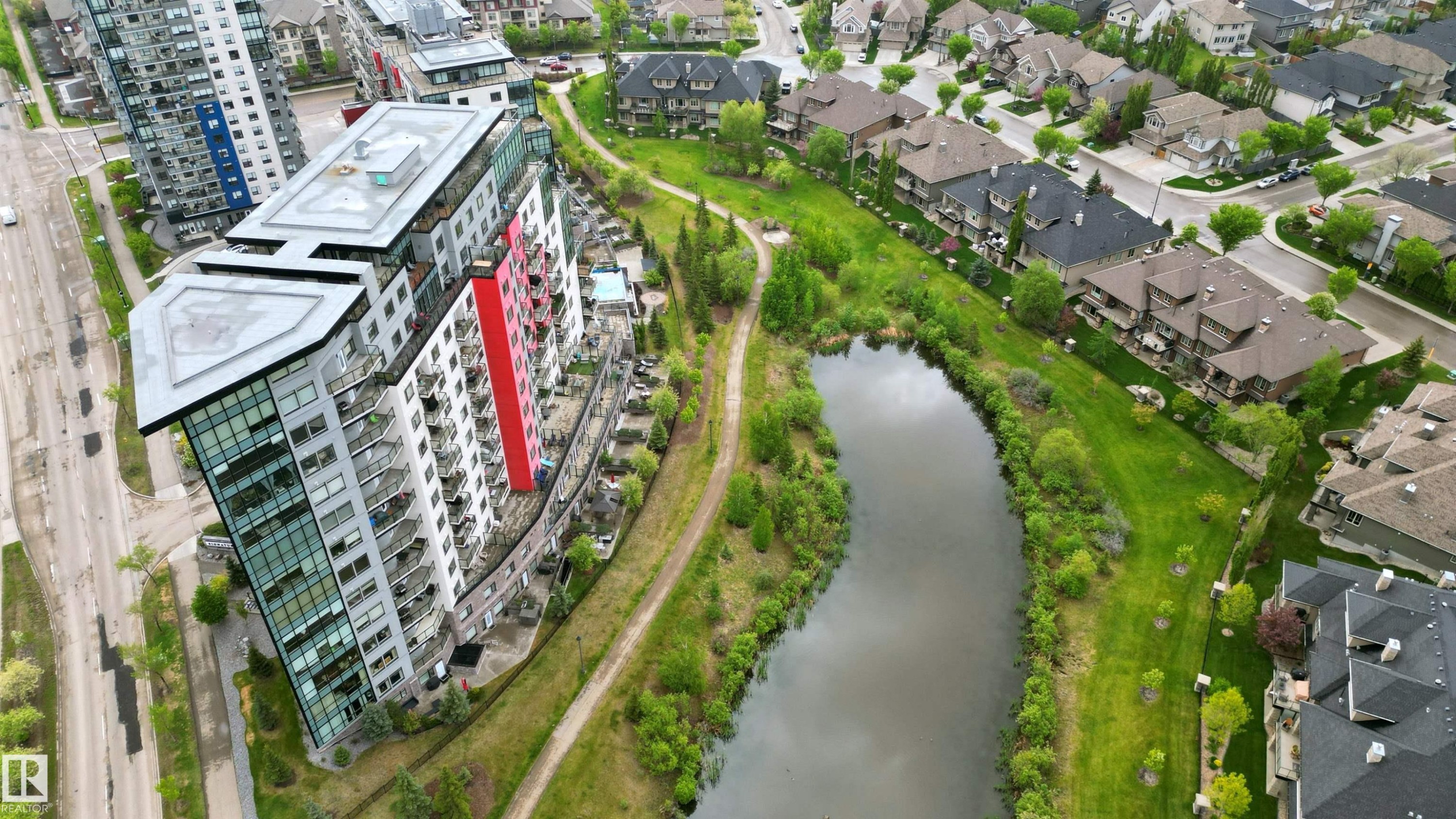 224 5151 Windermere Boulevard, Edmonton, AB - Outdoor With View