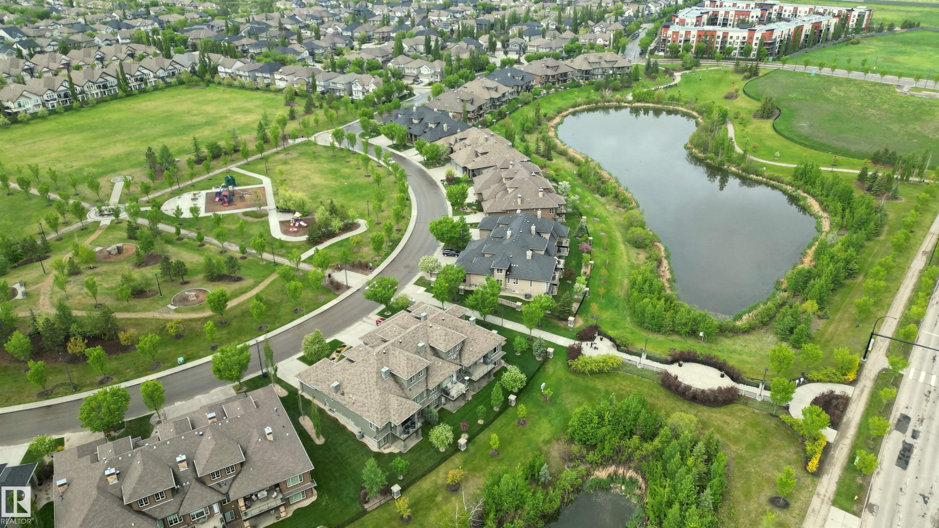 224 5151 Windermere Boulevard, Edmonton, AB - Outdoor With View