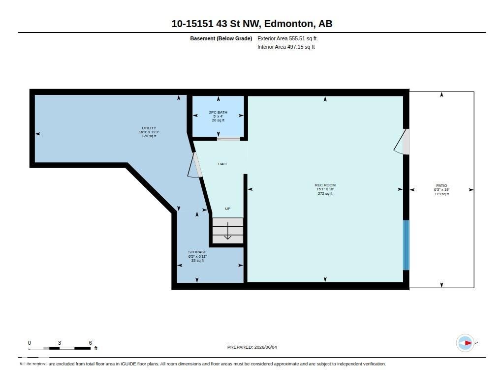 Basement - 10 15151 43 Street, Edmonton, AB - Other