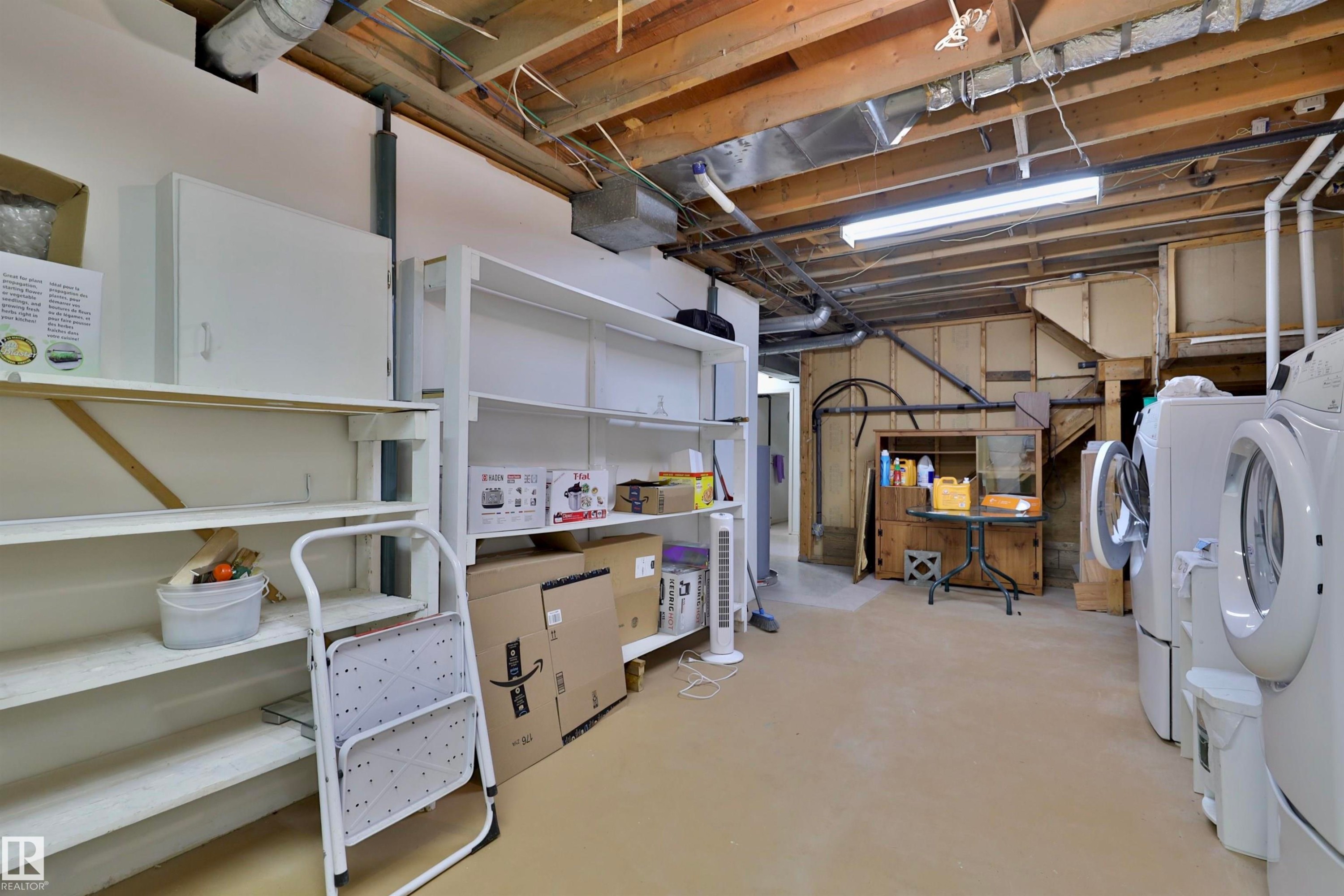144 Cameron Crescent, Wetaskiwin, AB - Indoor Photo Showing Basement