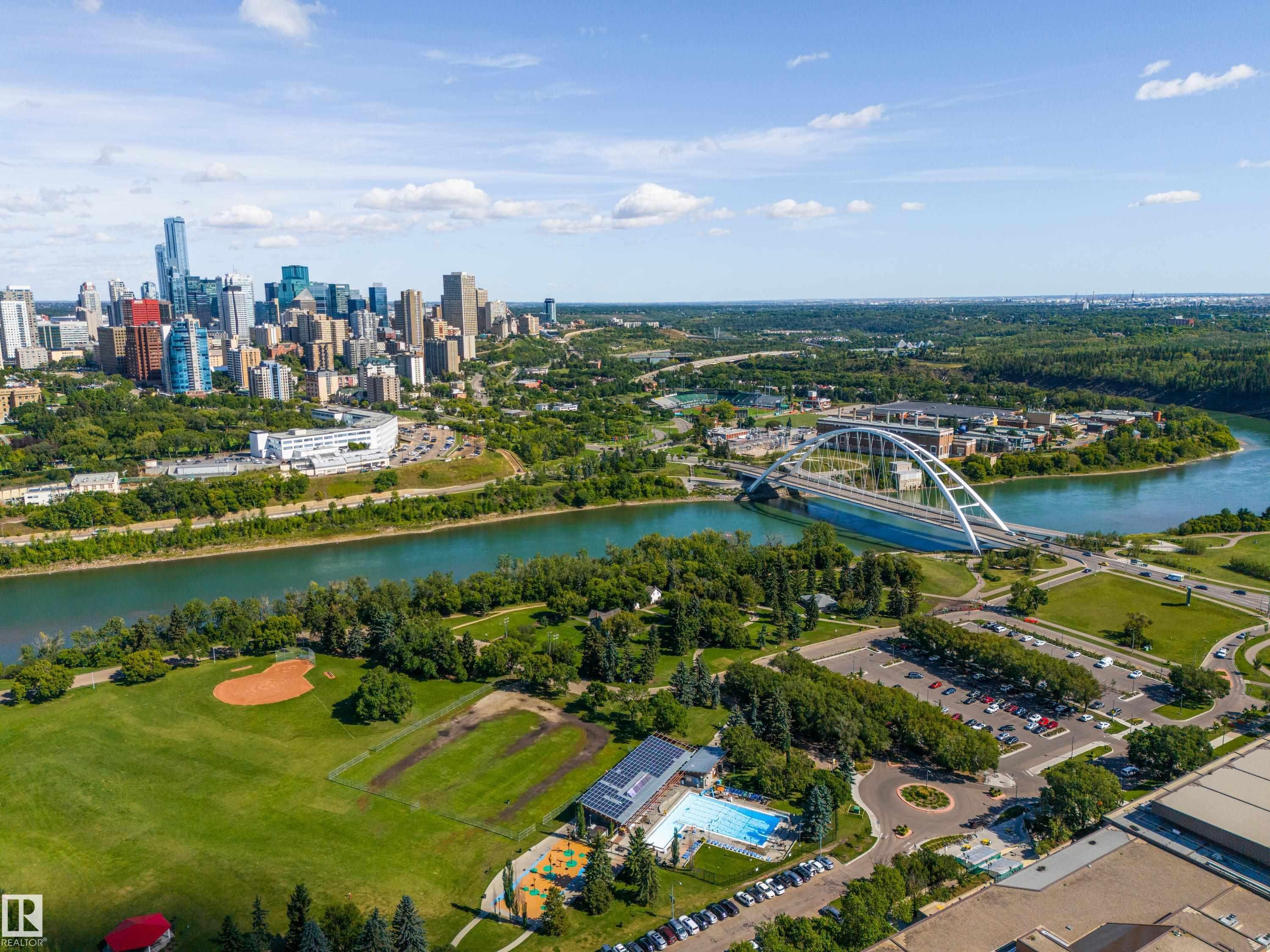 #1402 10731 Saskatchewan Dr Nw, Edmonton, AB - Outdoor With Body Of Water With View
