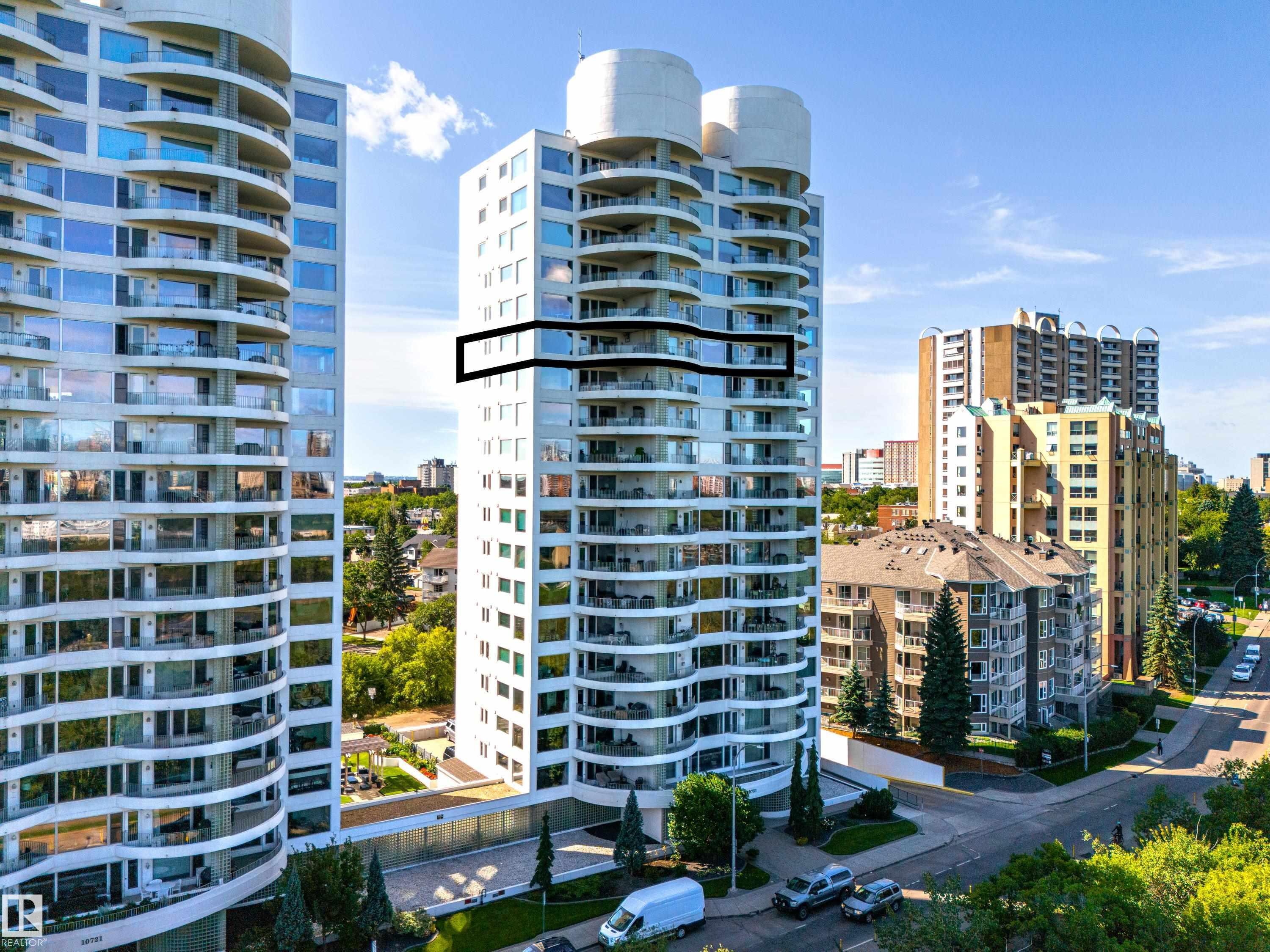 #1402 10731 Saskatchewan Dr Nw, Edmonton, AB - Outdoor With Facade