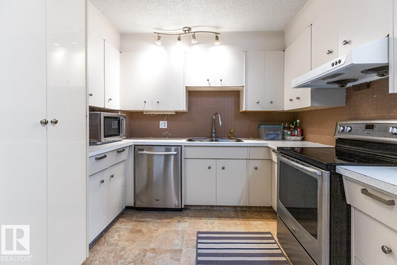 6303 89 Avenue Nw, Edmonton, AB - Indoor Photo Showing Kitchen With Double Sink
