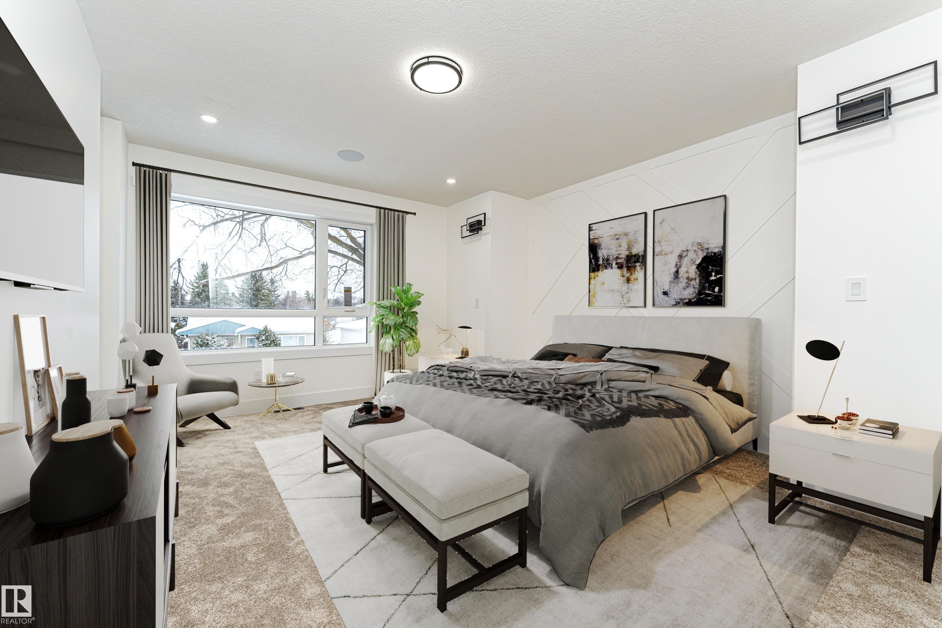 9624 86 Street Nw, Edmonton, AB - Indoor Photo Showing Bedroom