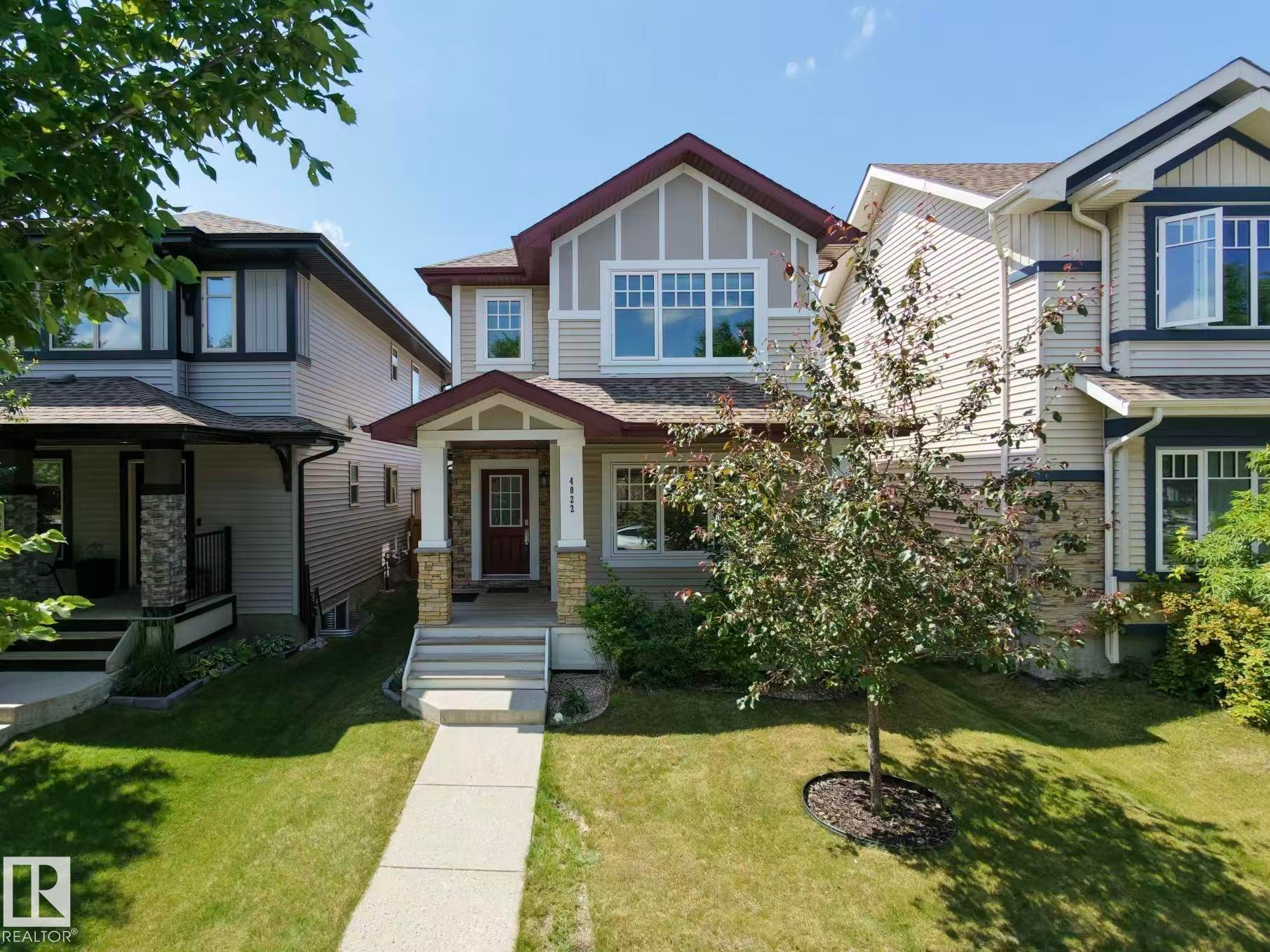 4022 Allan Crescent Sw, Edmonton, AB - Outdoor With Facade