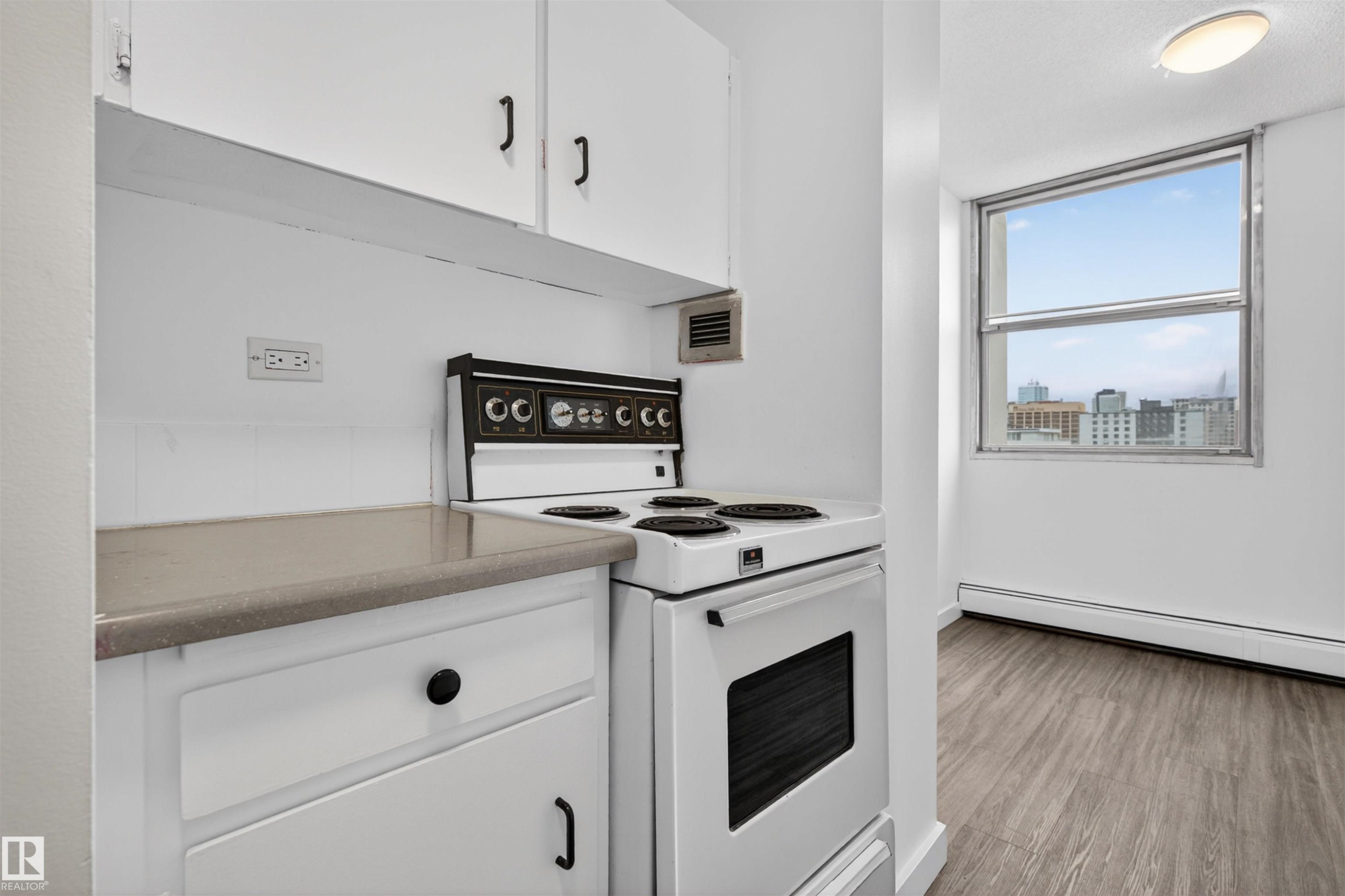 1007 9930 113 Street, Edmonton, AB - Indoor Photo Showing Kitchen