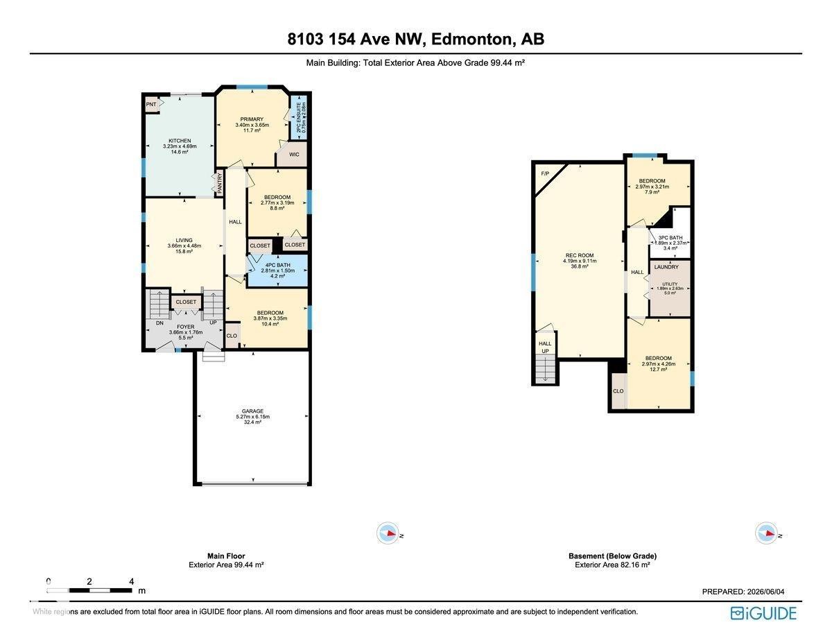 Floor plan - 8103 154 Avenue, Edmonton, AB
