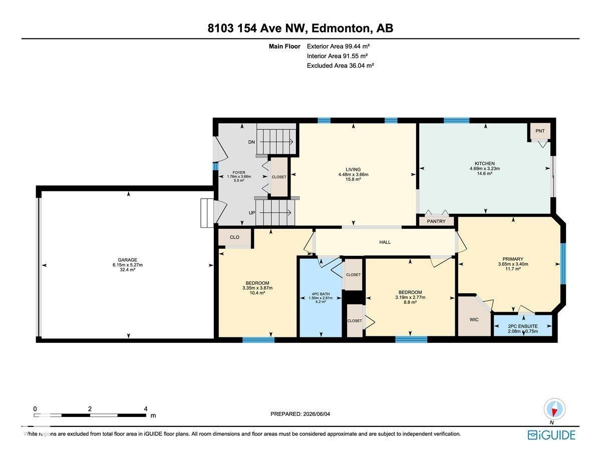 Floor plan - 8103 154 Avenue, Edmonton, AB