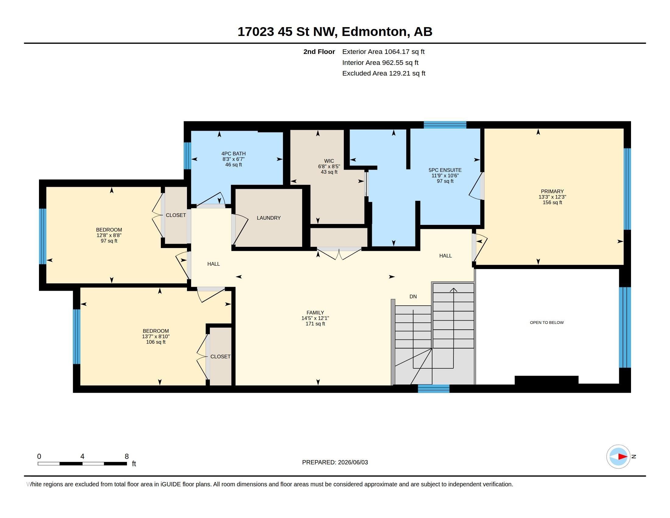 Floor plan - 17023 45 Street, Edmonton, AB