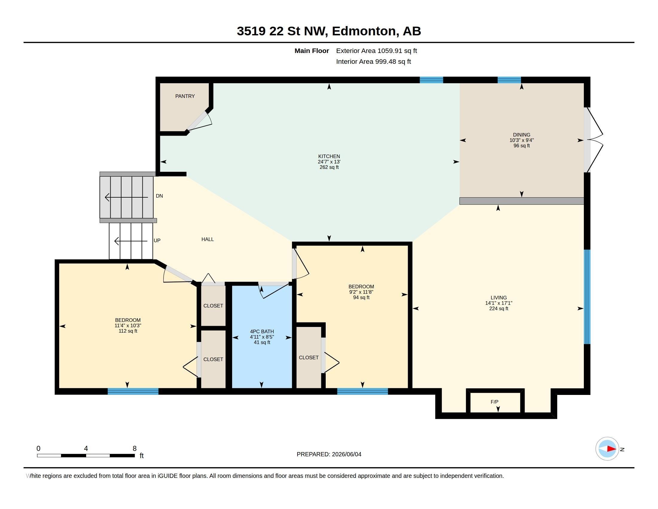 Floor plan - 3519 22 Street Nw, Edmonton, AB