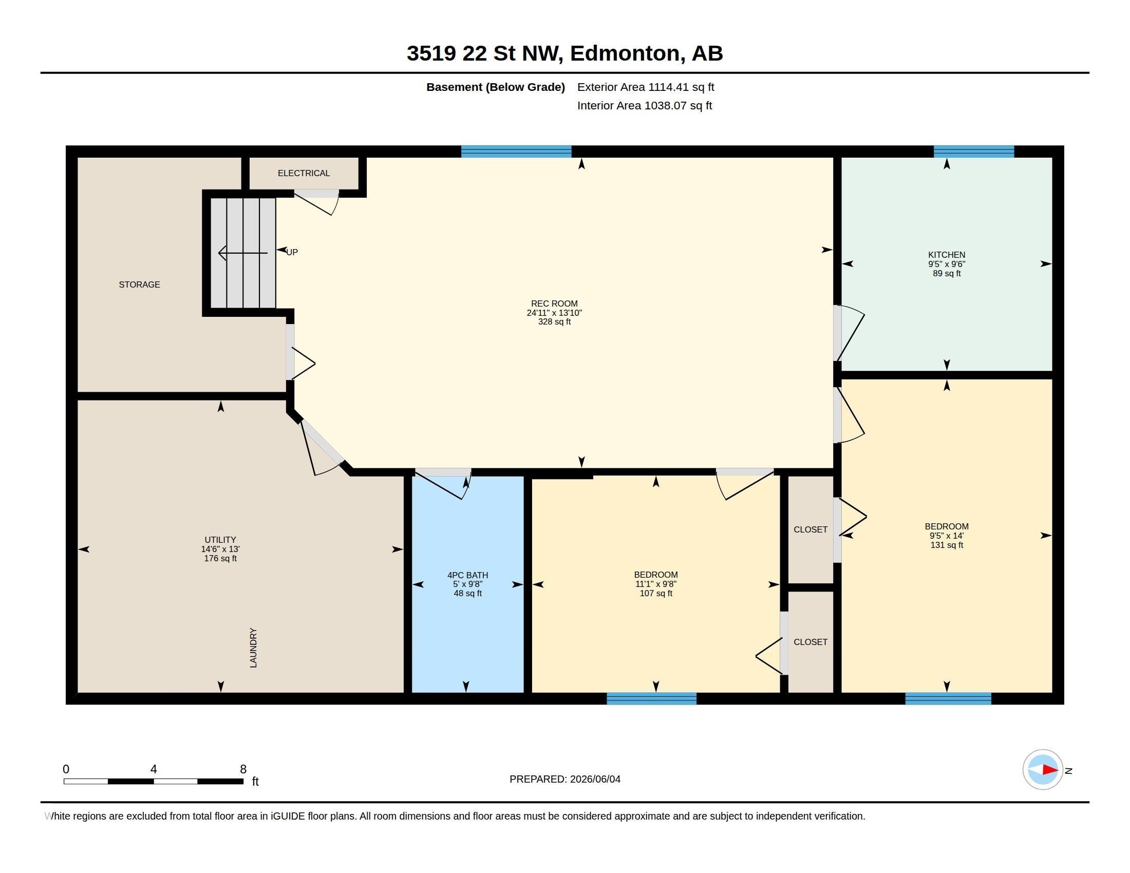 Floor plan - 3519 22 Street Nw, Edmonton, AB