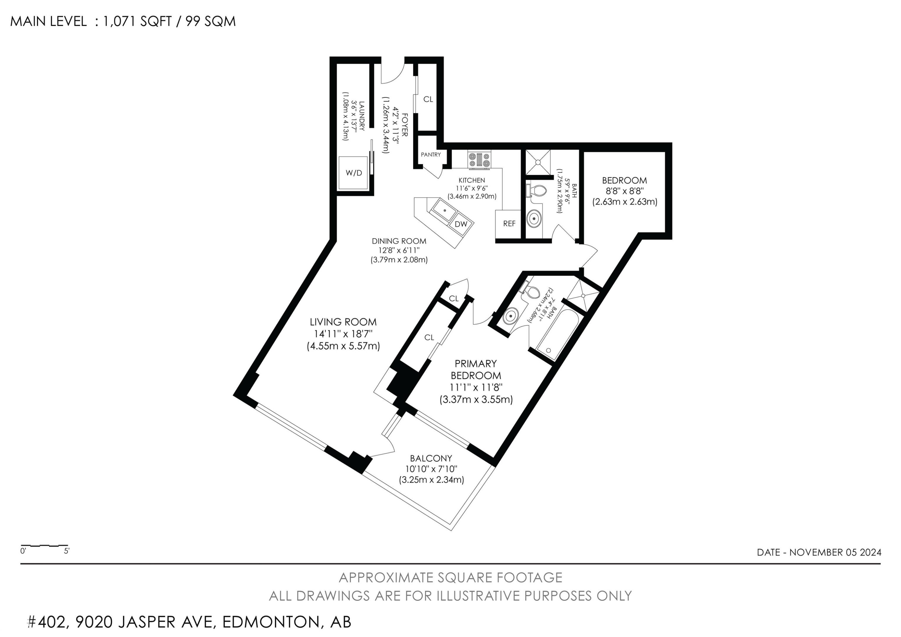 402 9020 Jasper Avenue, Edmonton, AB