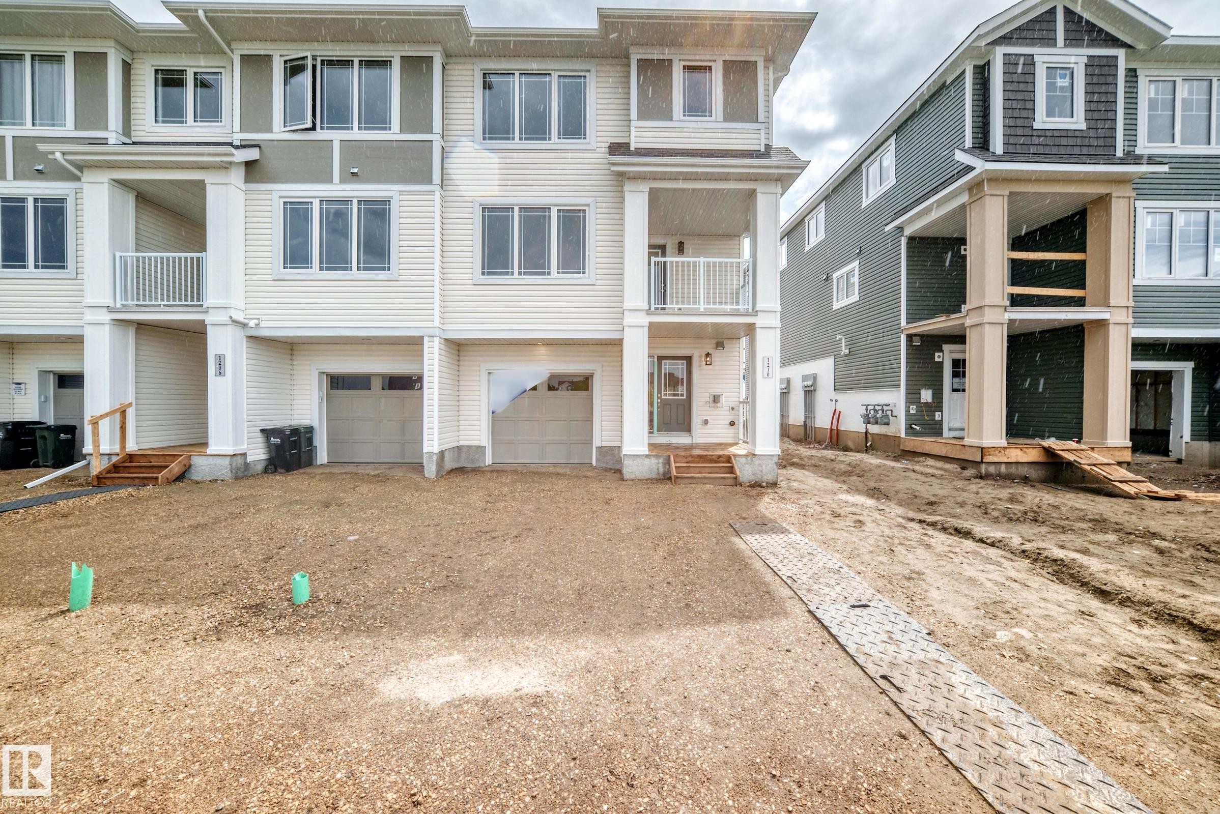 Front house - 1210 Stoneside Road, Sherwood Park, AB - Outdoor With Balcony With Facade