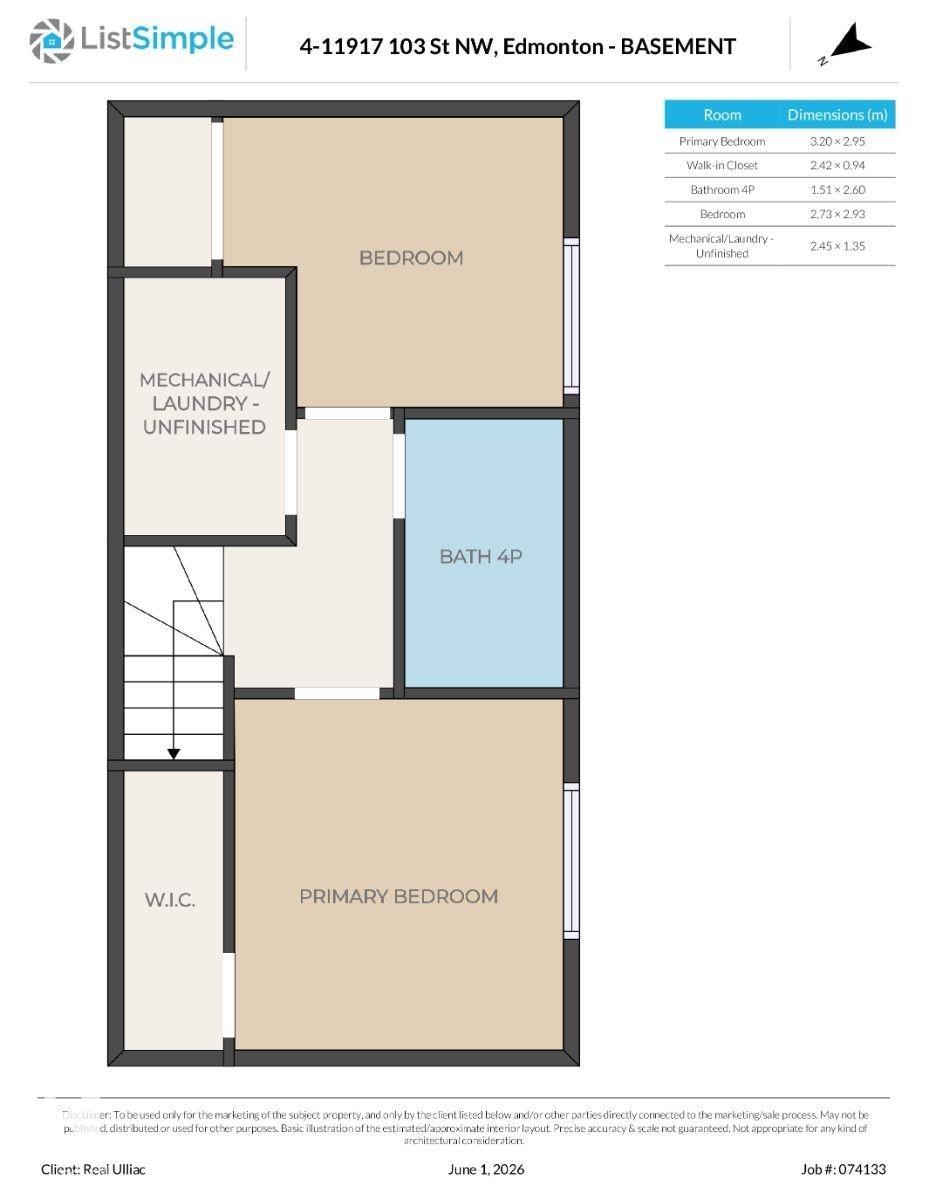 Floor plan - 4 11917 103 Street, Edmonton, AB