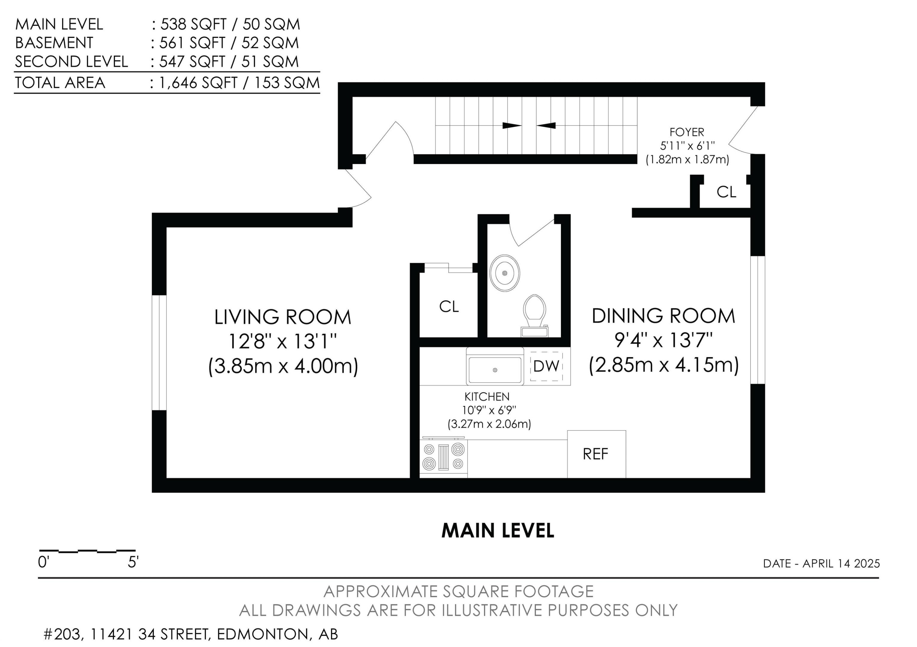 Floor plan - 203 11421 34 Street Nw, Edmonton, AB
