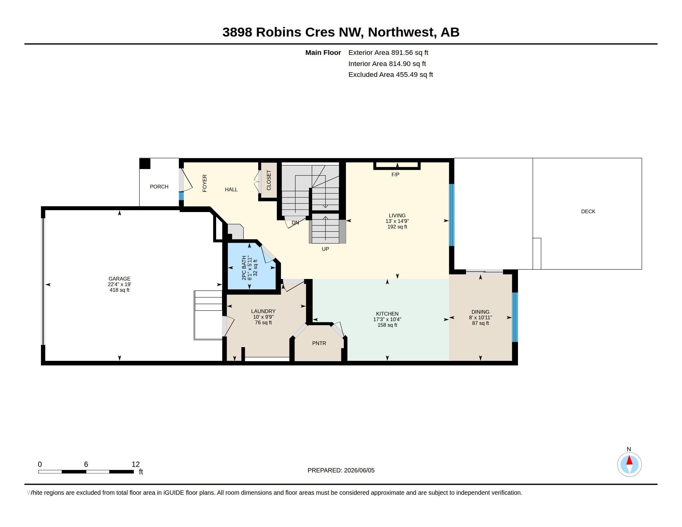 Floor plan - 3898 Robins Crescent Nw, Edmonton, AB - Other