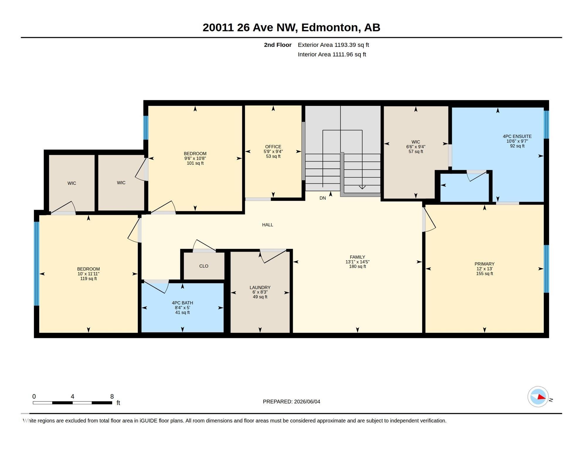 Floor plan - 20011 26, Edmonton, AB