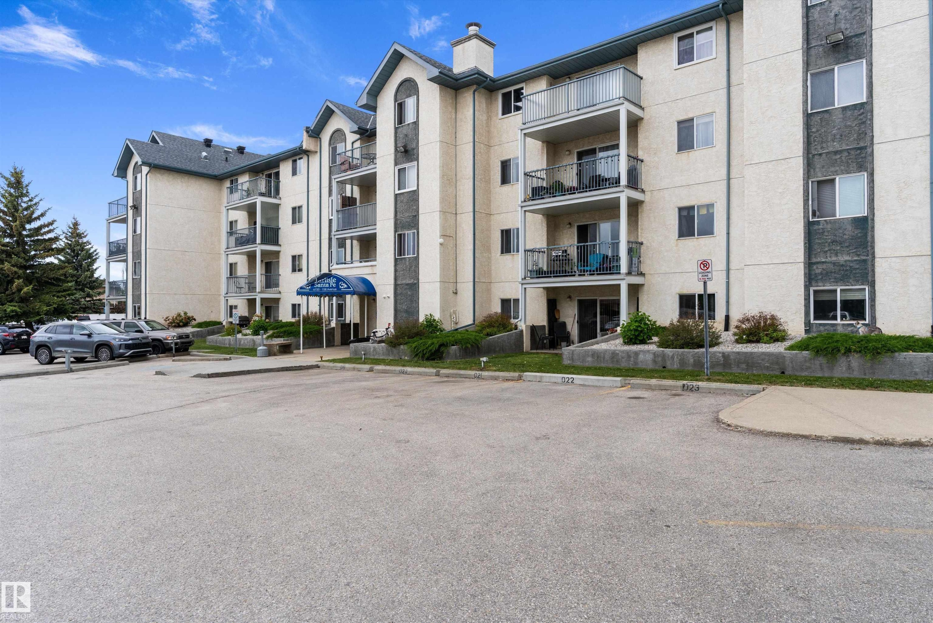 #420 6720 158 Av Nw, Edmonton, AB - Outdoor With Balcony With Facade