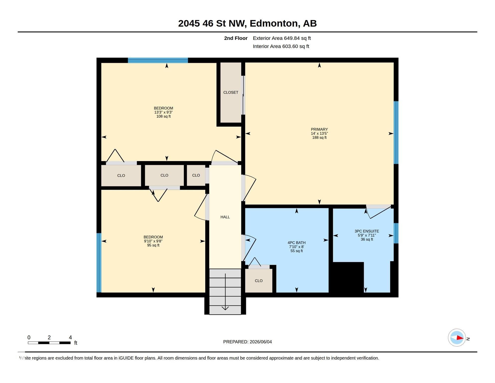 Floor plan - 2045 46St, Edmonton, AB