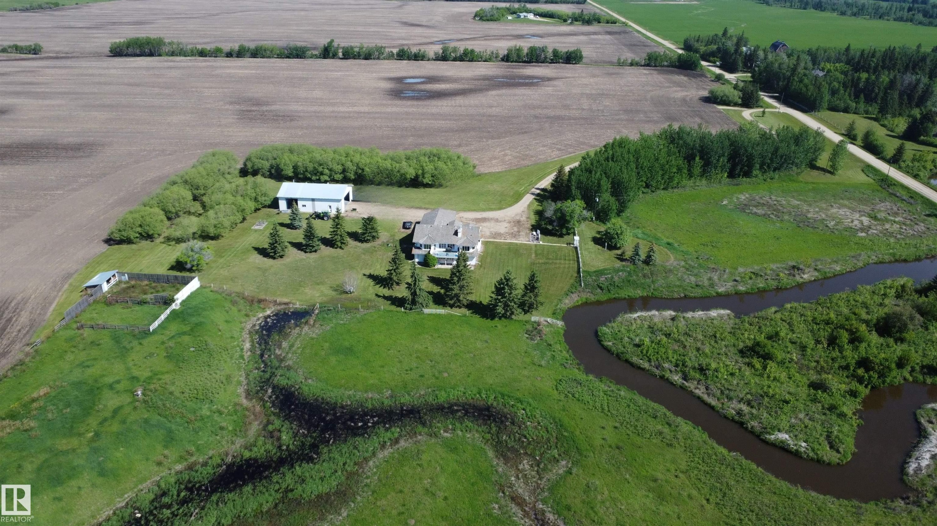 Aerial view - 60230 Rg Rd 271, Rural Westlock County, AB