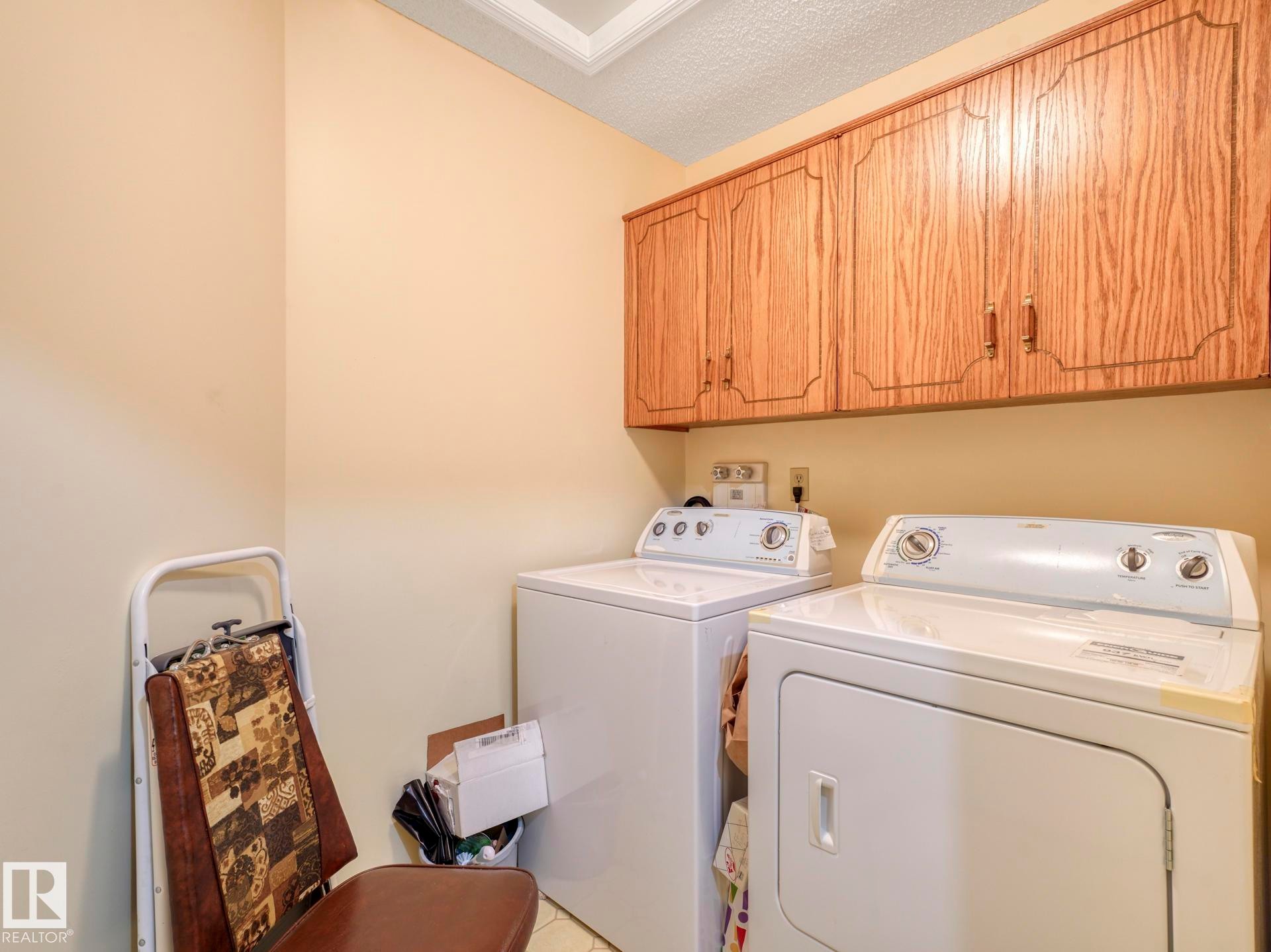 Your main floor laundry is located in a separate room adjacent to the back entry. - 9608 150 Street Nw, Edmonton, AB