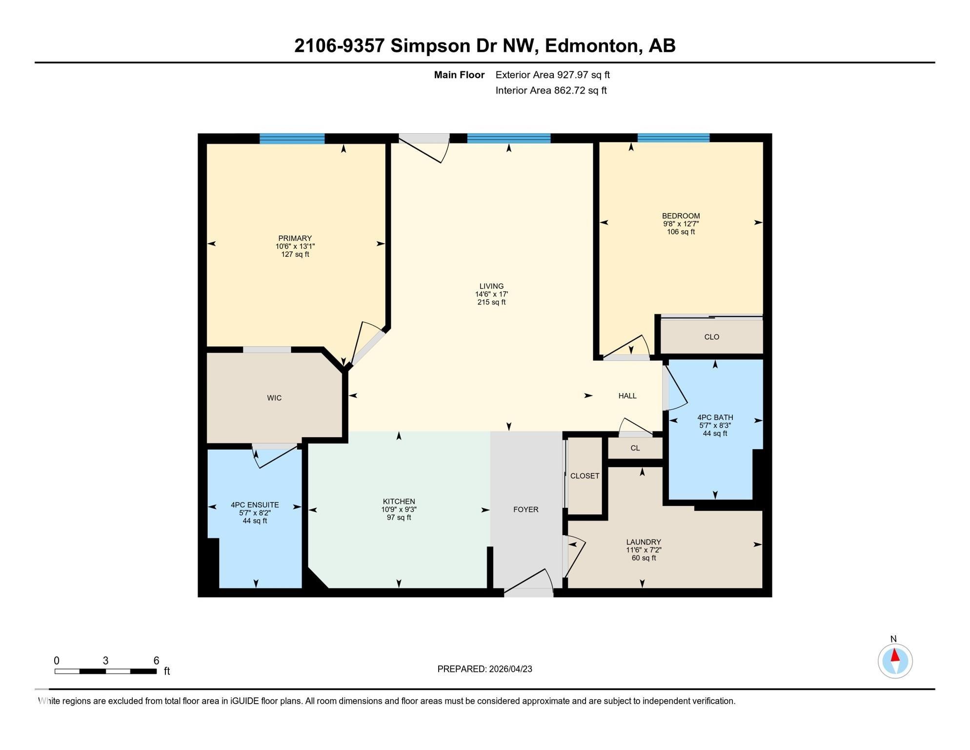Floor plan - 2106 9357 Simpson Dr Nw, Edmonton, AB - Other