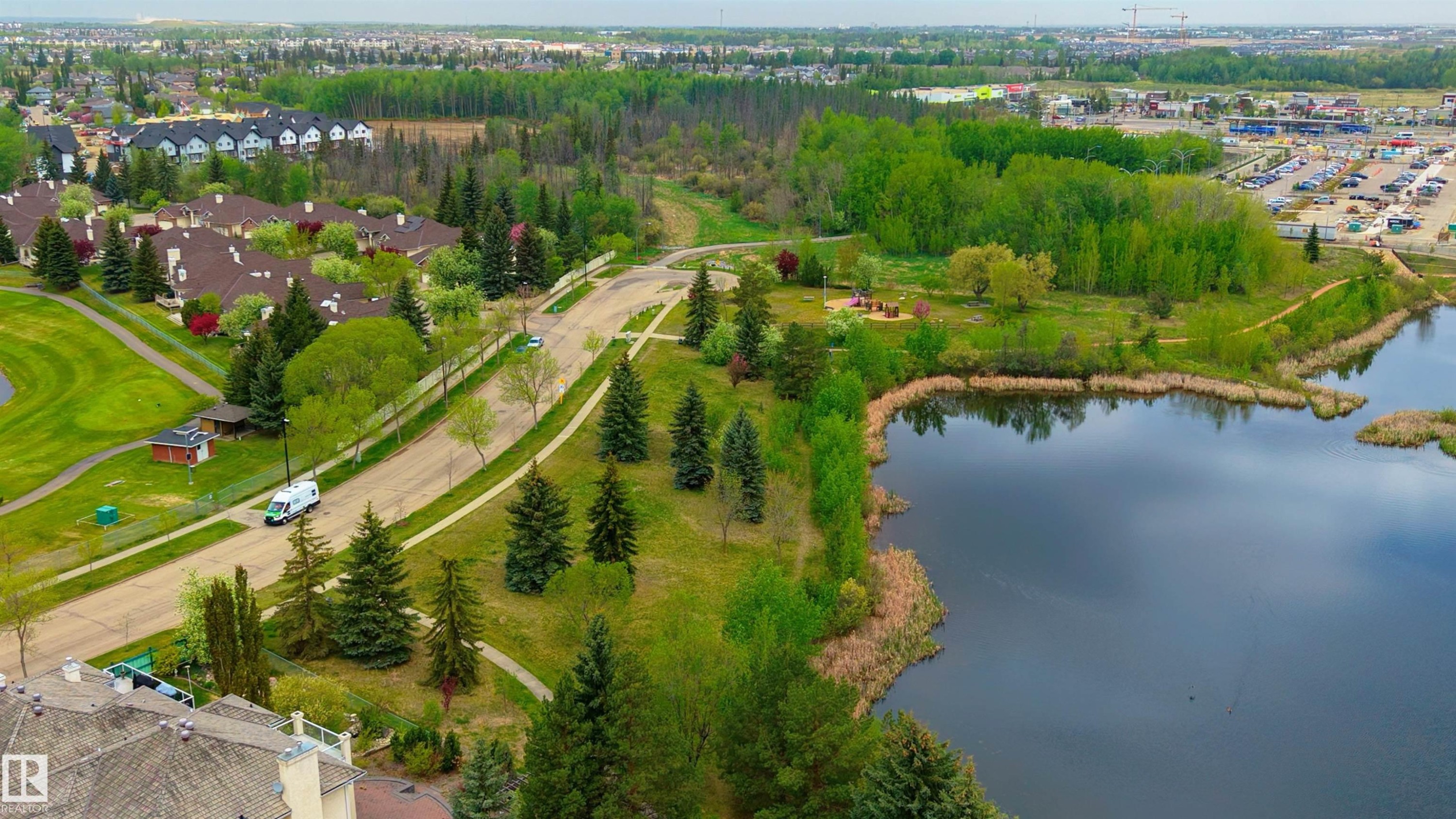 520 Pardee Bay Nw, Edmonton, AB - Outdoor With Body Of Water With View