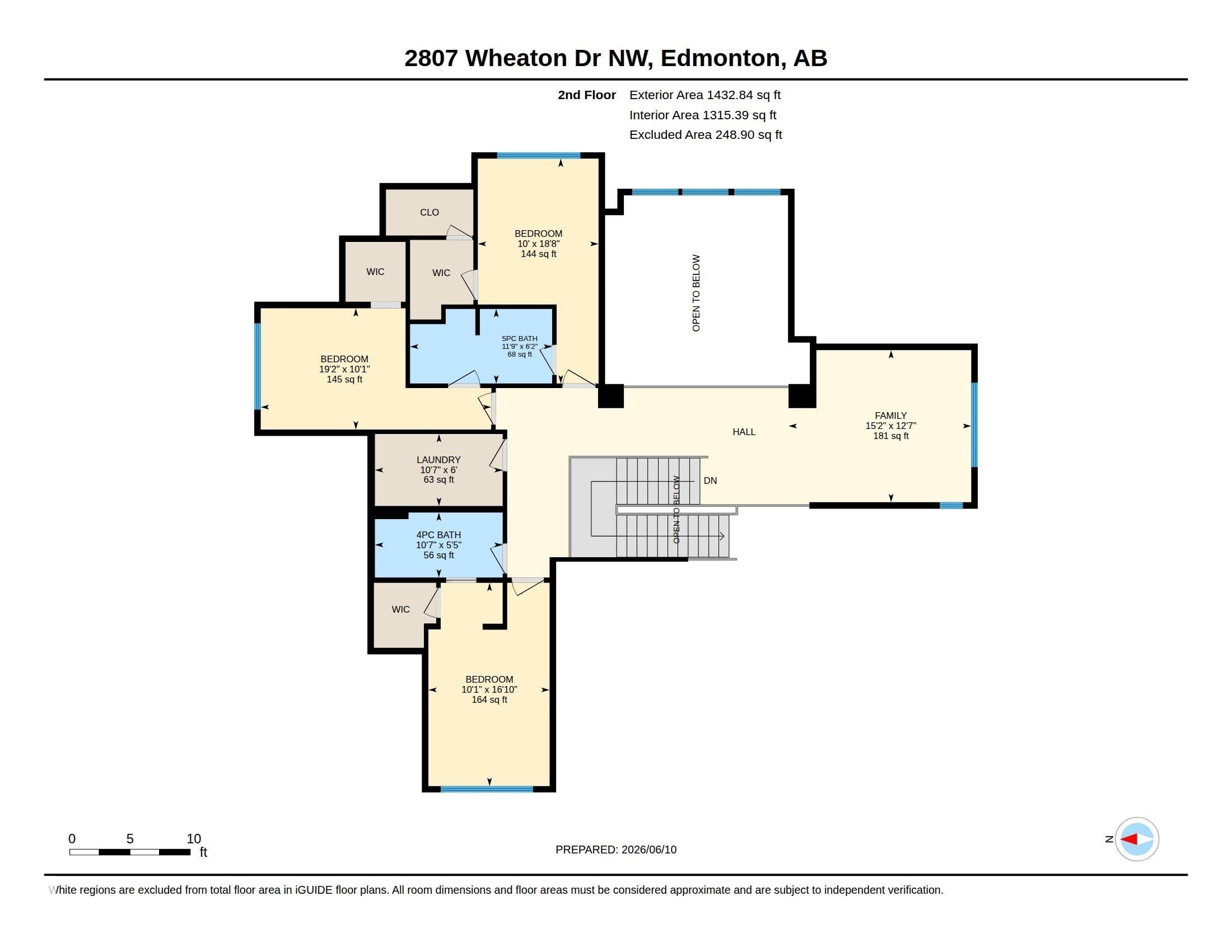Floor plan - 2807 Wheaton Drive, Edmonton, AB