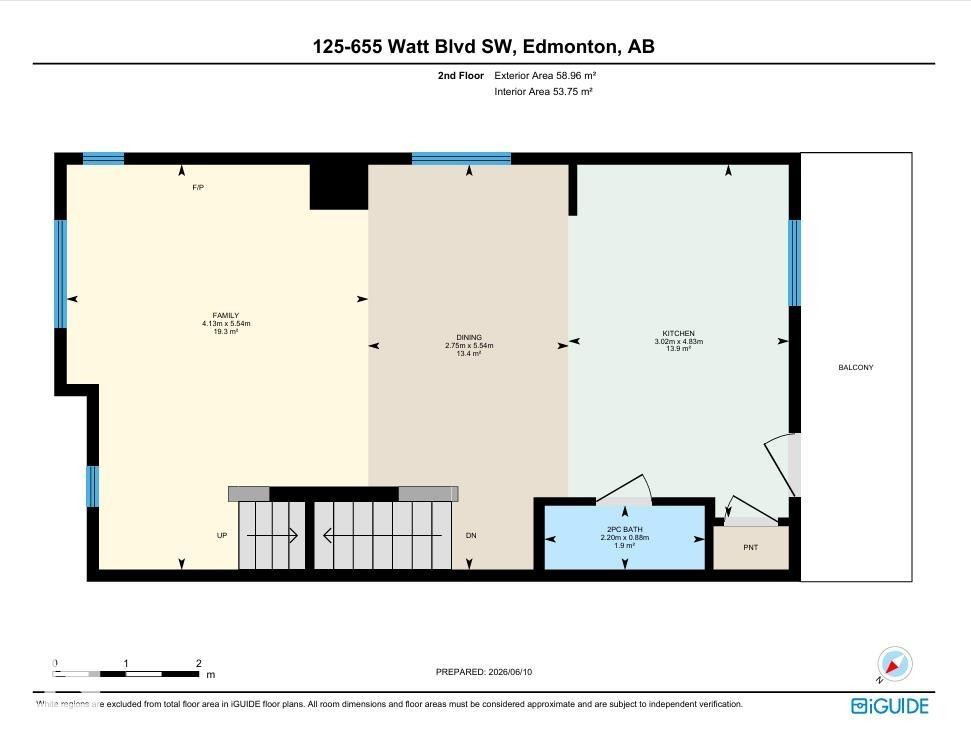 Floor plan - 125 655 Watt Boulevard, Edmonton, AB