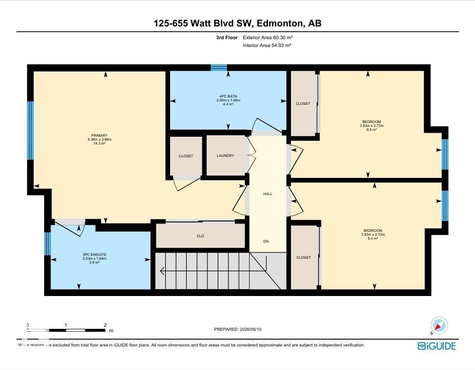 Floor plan - 125 655 Watt Boulevard, Edmonton, AB