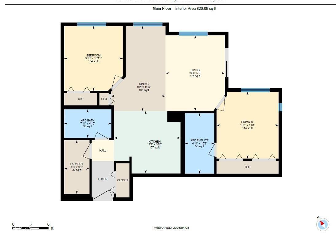 Floor plan - 402 3670 139 Avenue, Edmonton, AB