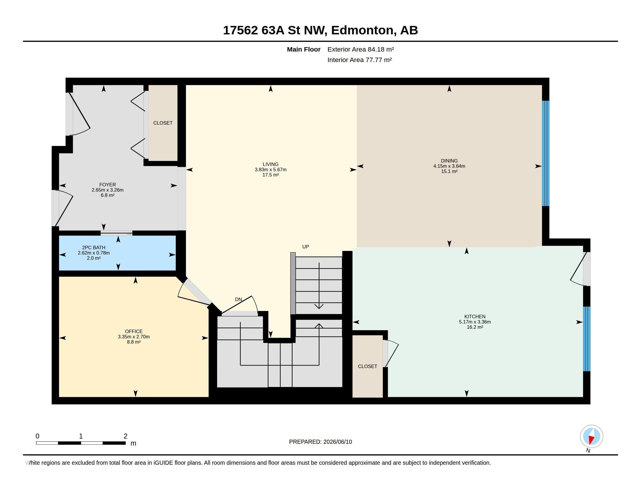 Floor plan - 17562 63A Street, Edmonton, AB