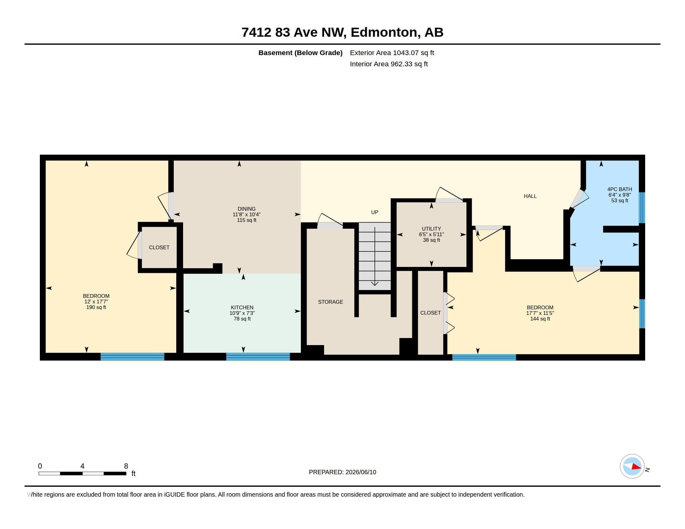 Floor plan - 7412/7414 83 Avenue Nw, Edmonton, AB - Other