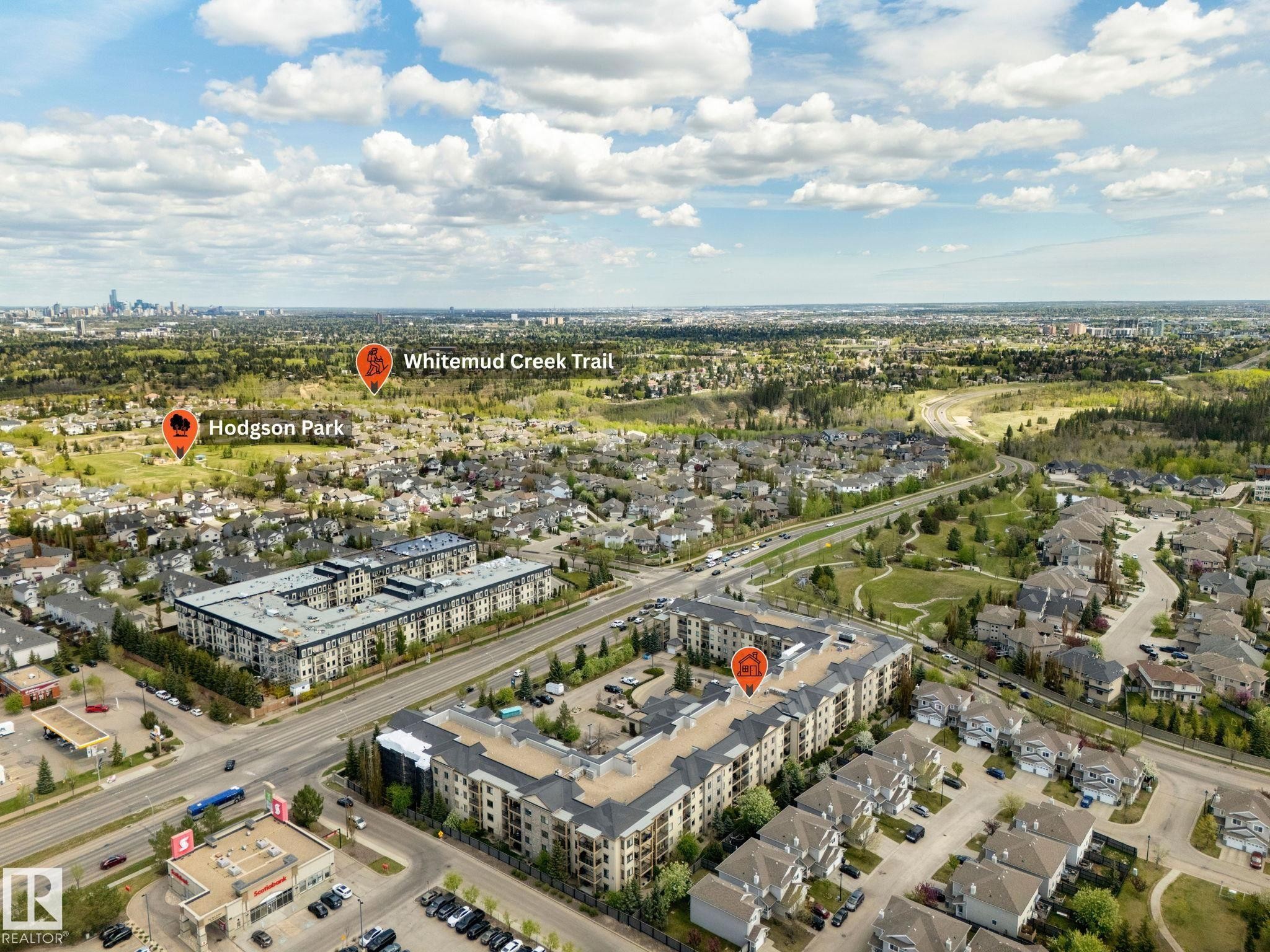 #430 160 Magrath Rd Nw, Edmonton, AB - Outdoor With View