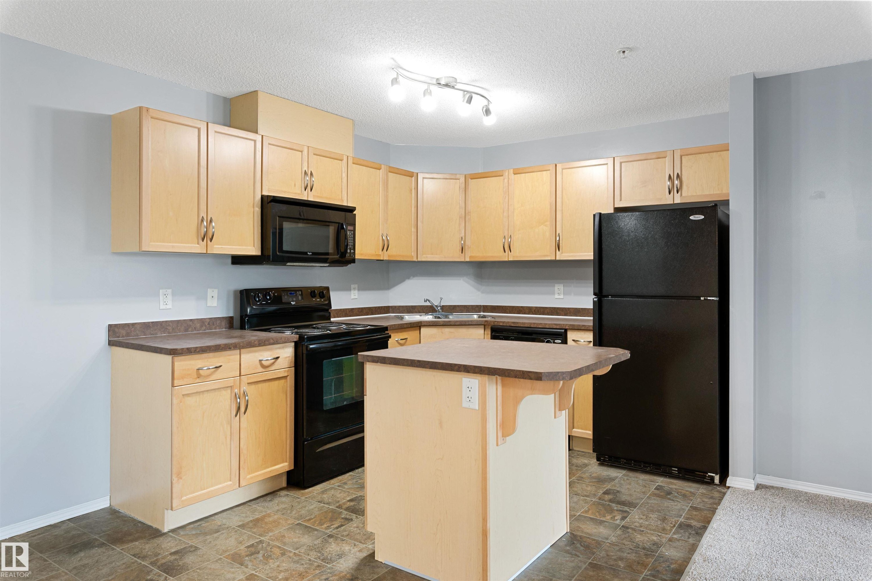 111 5951 165 Avenue, Edmonton, AB - Indoor Photo Showing Kitchen With Double Sink