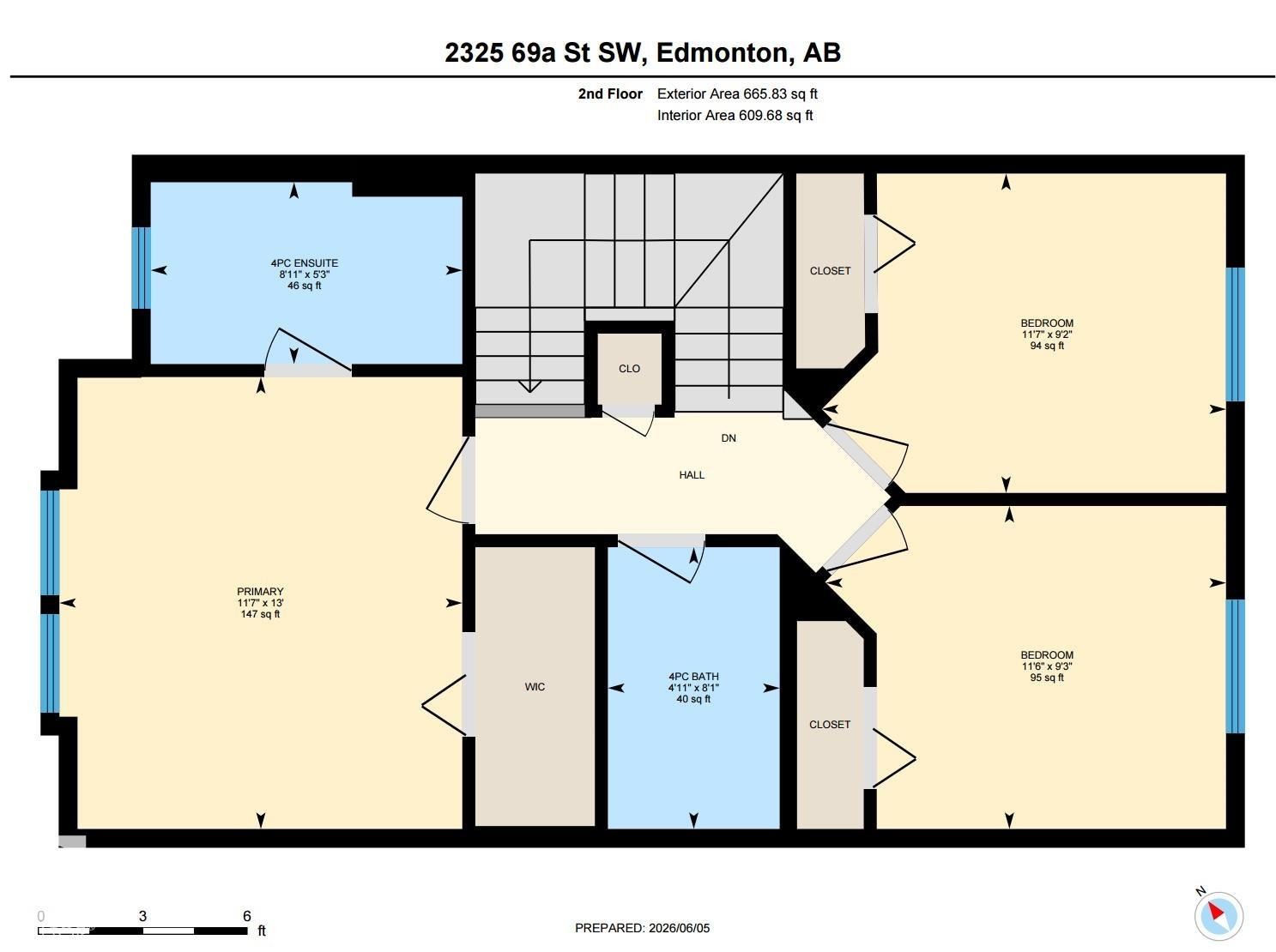 Floor plan - 2325 69A Street, Edmonton, AB