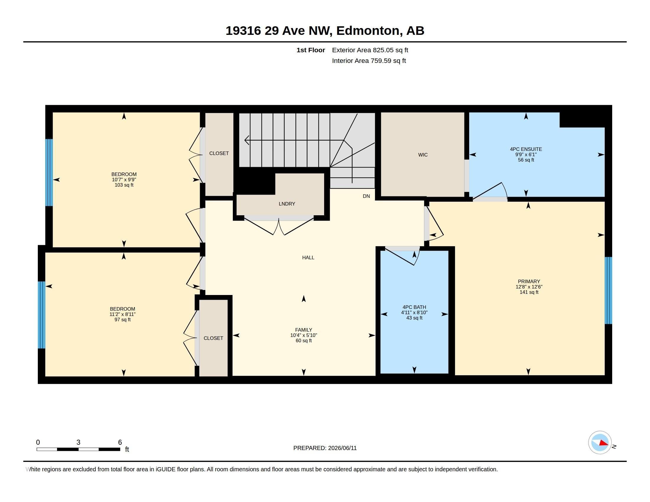 Floor plan - 19316 29 Avenue, Edmonton, AB