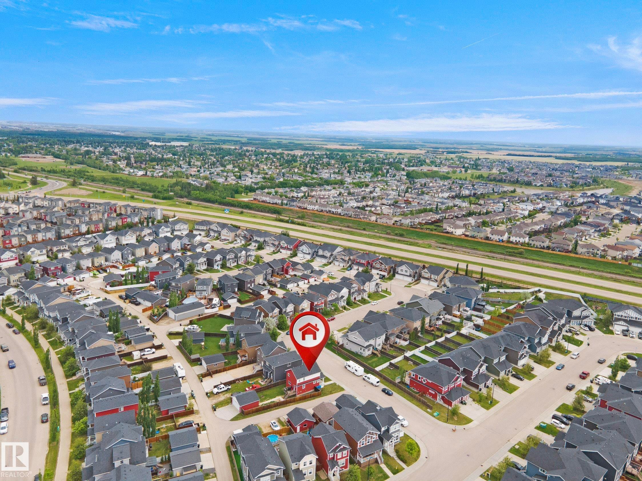 Aerial view - 292 Simmonds Way, Leduc, AB