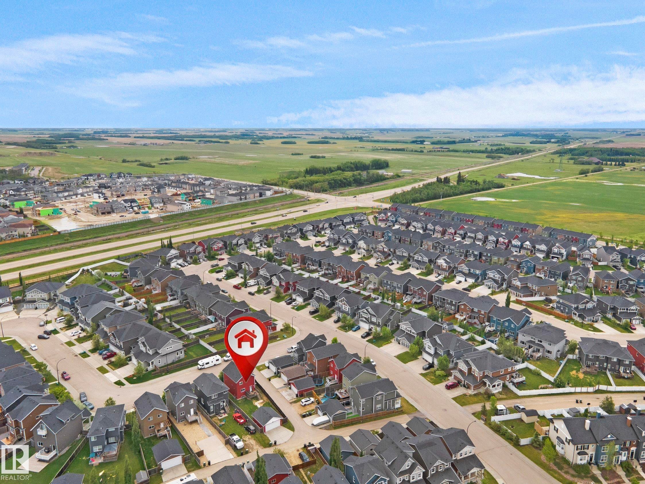 Aerial view - 292 Simmonds Way, Leduc, AB