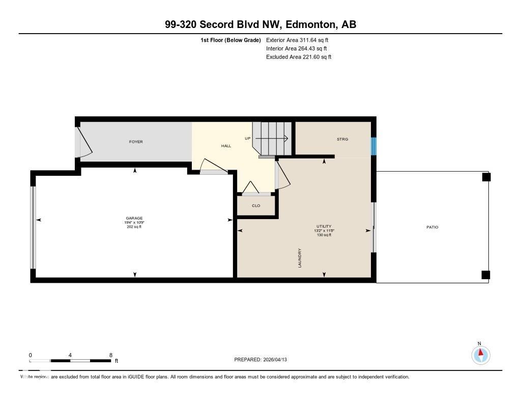 Floor plan - 320 Secord Boulevard, Edmonton, AB - Other