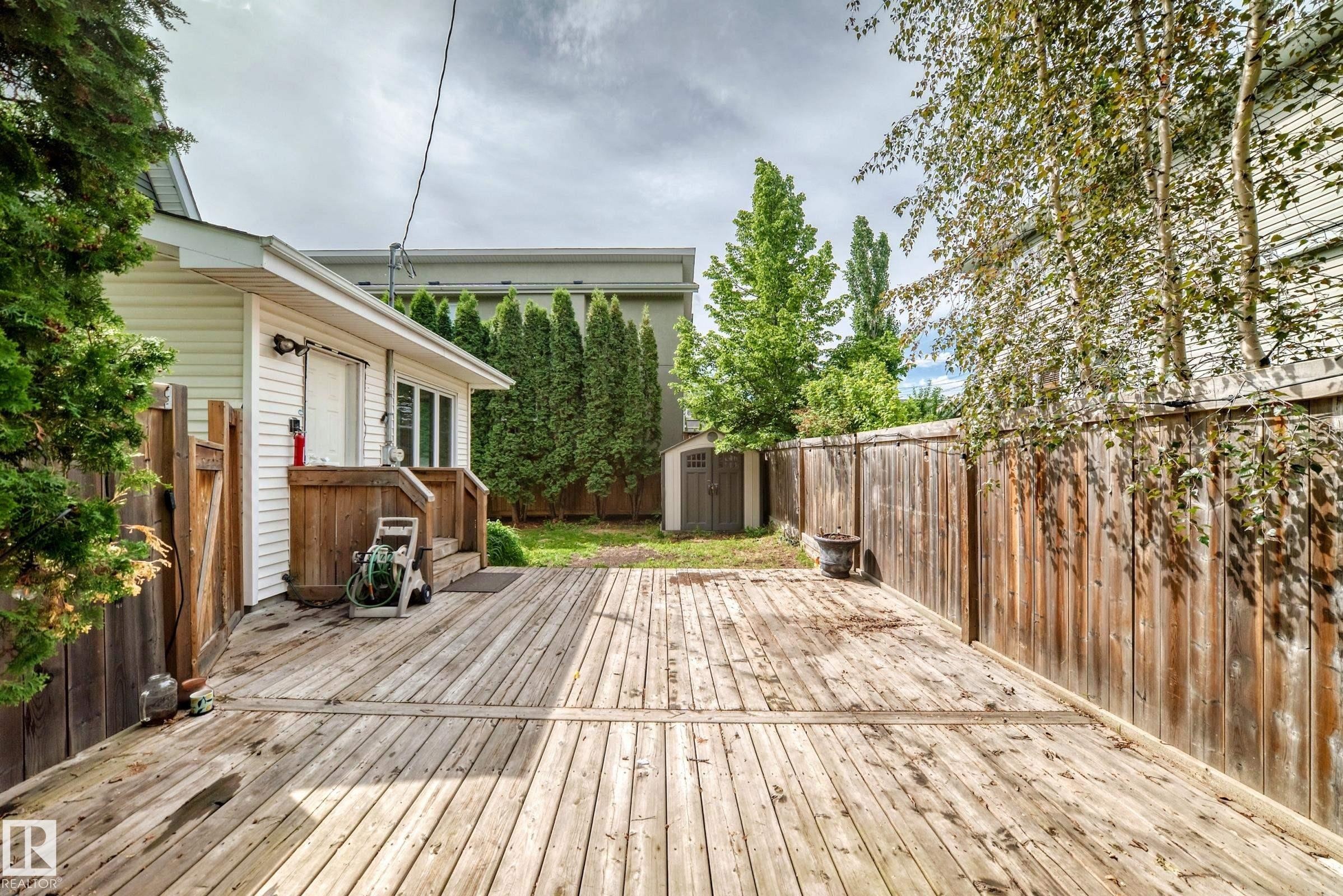 10748 123 Street Nw, Edmonton, AB - Outdoor With Deck Patio Veranda With Exterior