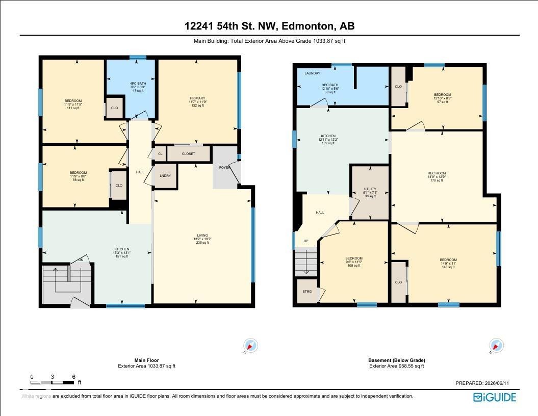 Floor plan - 12241 54 Street Nw, Edmonton, AB - Other