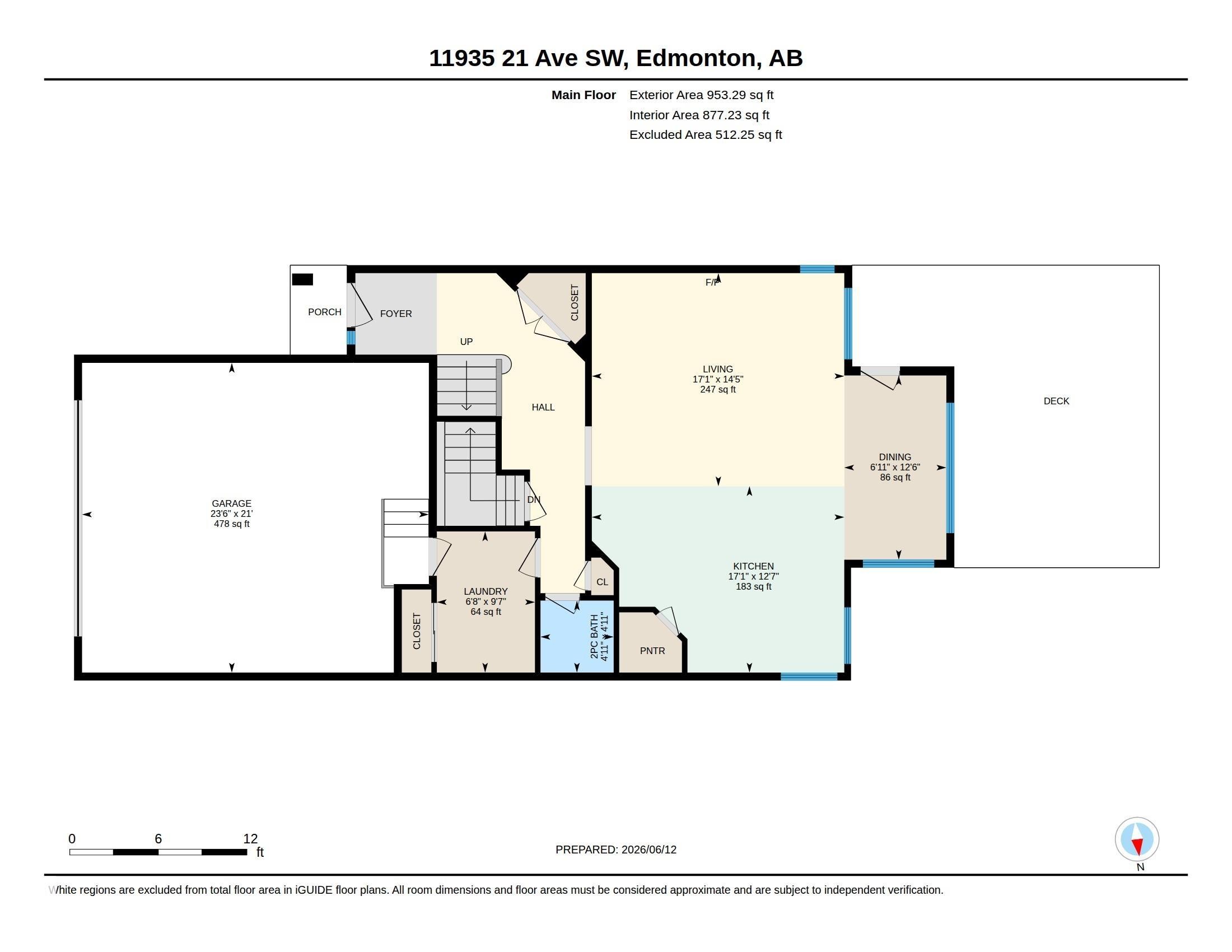 Floor plan - 11935 21 Avenue, Edmonton, AB
